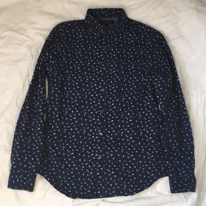 Banana Republic Floral Print Slim Fit Shirt